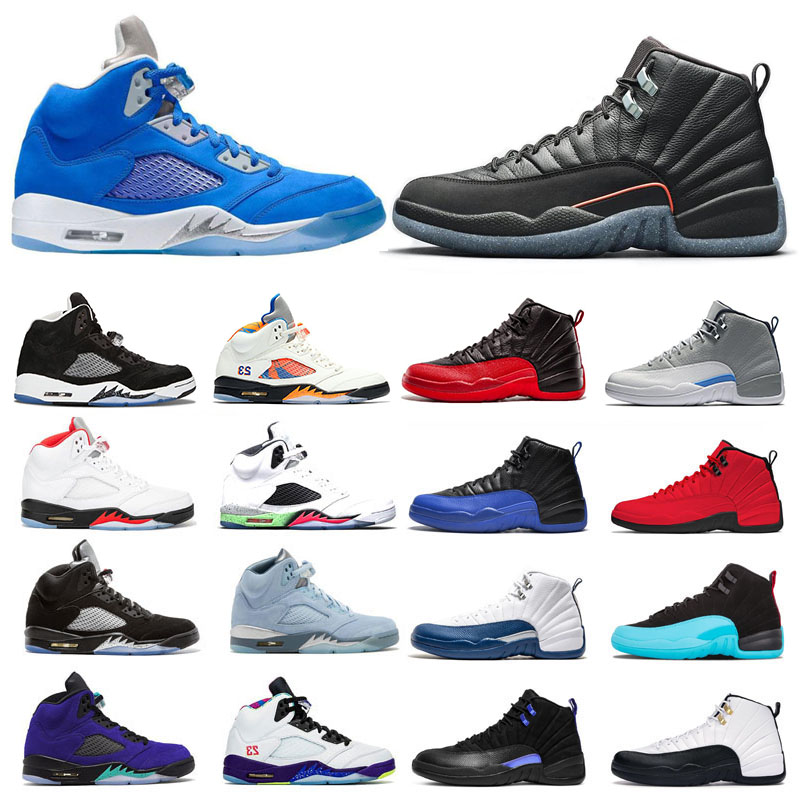 2022 5s Men Basketball Shoes Fire Red Anthracite Alternate Grape 12 12s Blue Stone Taxi University Gold mens trainers outdoor breathable sports sneakers, Jade horizon
2022 5s Men Basketball Shoes Fire Red Anthracite Alternate Grape 12 12s Blue Stone Taxi University Gold mens trainers outdoor breathable sports sneakers, Jade horizon
