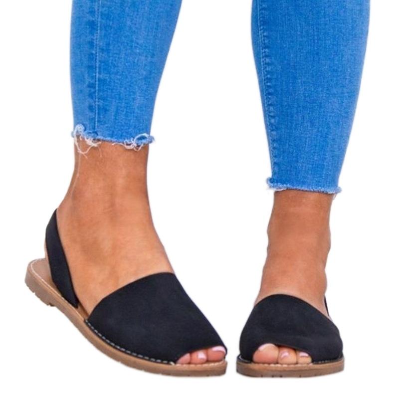 Summer Ladies Open Toe Sandals Suede Comfortable Fish Mouth Roman Flat Sewing Slippers 35-43, Black
Summer Ladies Open Toe Sandals Suede Comfortable Fish Mouth Roman Flat Sewing Slippers 35-43, Black