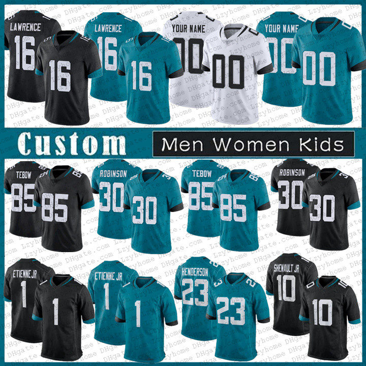 Travis Etienne JR. 16 Trevor Lawrence 85 Tim Tebow Custom Football Jerseys James Robinson CJ Henderson jAcKsONvIllEjAGuARSjosh Allen Chark Laviska Shenault, My store(lzyhome)5
Travis Etienne JR. 16 Trevor Lawrence 85 Tim Tebow Custom Football Jerseys James Robinson CJ Henderson jAcKsONvIllEjAGuARSjosh Allen Chark Laviska Shenault, My store(lzyhome)5