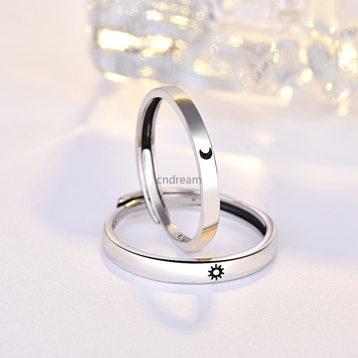 Love Sun Moon Couple Ring Band Lover Adjustable Rings for Women Men Engagement Wed Valentine's Day Student Gift Fashion Jewelry Will and Sandy
Love Sun Moon Couple Ring Band Lover Adjustable Rings for Women Men Engagement Wed Valentine's Day Student Gift Fashion Jewelry Will and Sandy