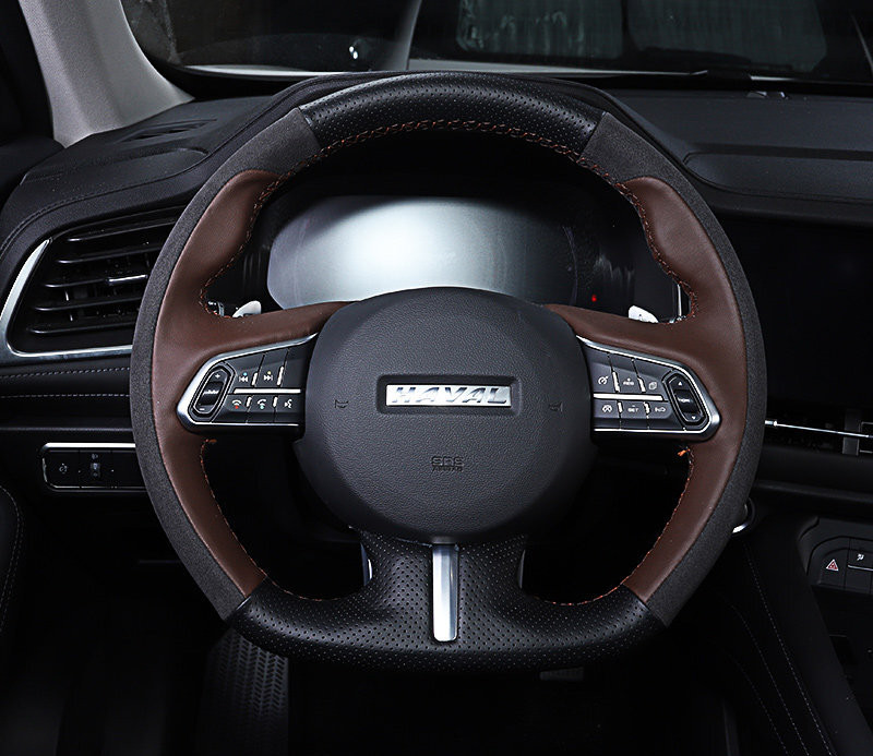 For Haval F7 F7X dedicated DIY leather hand-sewn steering wheel cover non-slip modification decoration
For Haval F7 F7X dedicated DIY leather hand-sewn steering wheel cover non-slip modification decoration