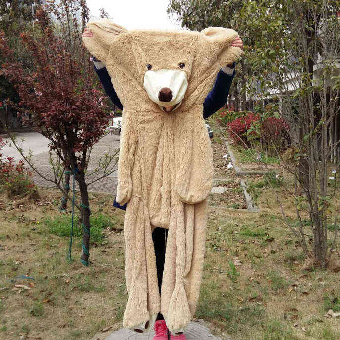 100cm-200cm America Giant Teddy Bear Plush Toys Soft Teddy Bear Skin Popular Birthday & Valentine's Gifts For Girls Kid's Toy R231128