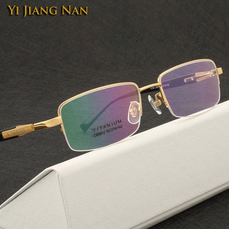 Fashion Sunglasses Frames Men Titanium Half Rim Glasses Optical Eyewear Clear Lenses Eyeglasses Prescription Oculos De Grau
Fashion Sunglasses Frames Men Titanium Half Rim Glasses Optical Eyewear Clear Lenses Eyeglasses Prescription Oculos De Grau