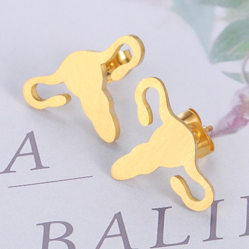 Stud Female Body Shape Earrings For Women Minimalism Stainless Steel Eardrop Friend Dangler Exquisite Jewelry Drop Wholesale, Golden;silver
Stud Female Body Shape Earrings For Women Minimalism Stainless Steel Eardrop Friend Dangler Exquisite Jewelry Drop Wholesale, Golden;silver