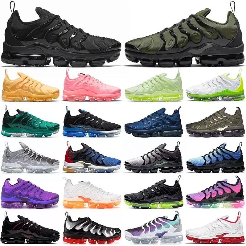 TN Plus Running Shoes Men Knicks Black Bubblegum Yolk Cherry All Red Cool Grey Neon Olive Pure Platinum USA Dark Blue Mens Womens Outdoor Sports Trainers Sneakers 36-47
TN Plus Running Shoes Men Knicks Black Bubblegum Yolk Cherry All Red Cool Grey Neon Olive Pure Platinum USA Dark Blue Mens Womens Outdoor Sports Trainers Sneakers 36-47
