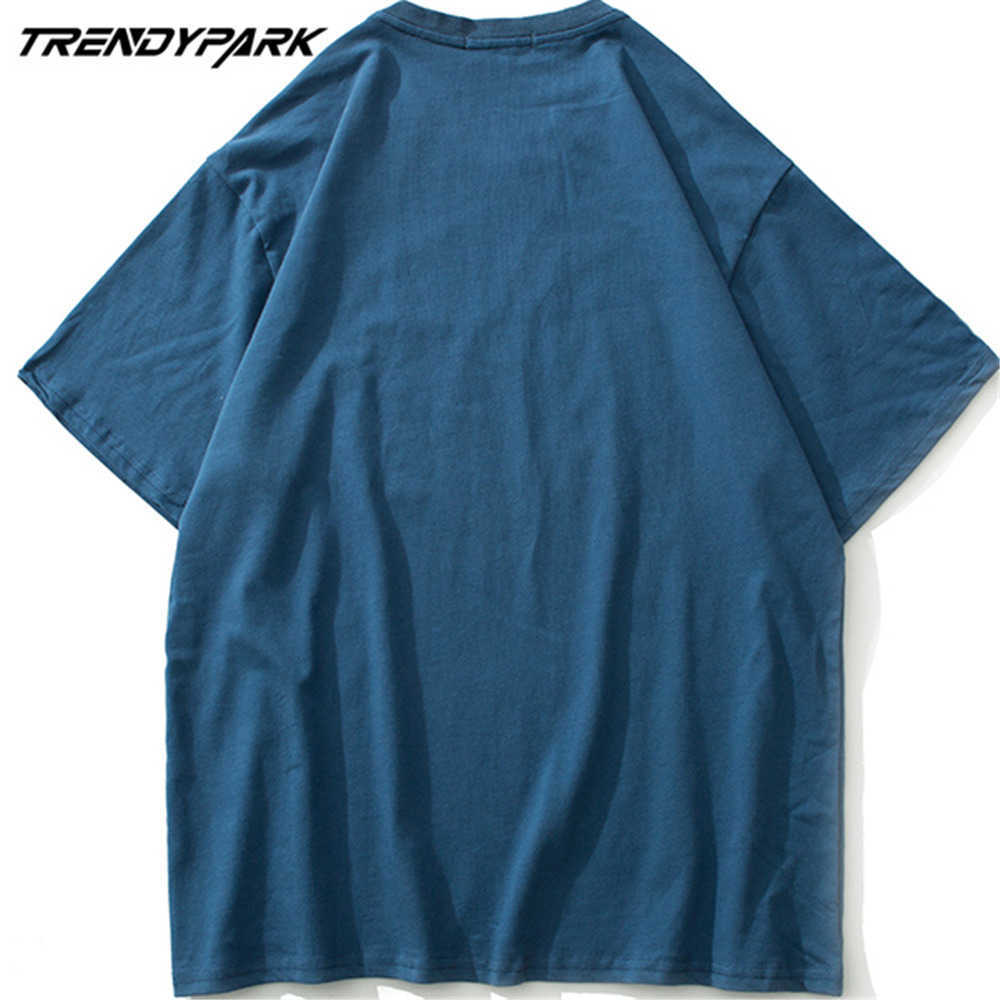 T-shirt Men Towel Embroidery Letters Summer Short Sleeve Oversized Cotton Casual Harajuku Streetwear Top Tshirts Clothing 210601