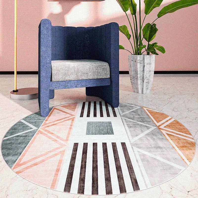 Light Luxury And Simplicity Round Carpet Bedroom Bedside Living Room Computer Swivel Chair Coffee Table Hanging Basket Carpets