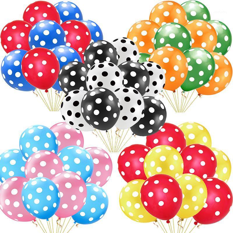 Party Decoration 10pcs 12inch Multicolor Polka Dot Latex Balloons Black And White Baby Birthday Wedding Background Supplies
Party Decoration 10pcs 12inch Multicolor Polka Dot Latex Balloons Black And White Baby Birthday Wedding Background Supplies