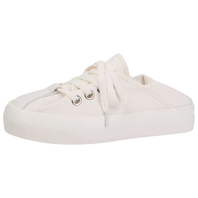 Chic Korean Hong Kong Style Casual Board Shoes Small Canvas Shoes Women's Summer 2021 New Student Flat Bottom Small Black Shoes Y0907