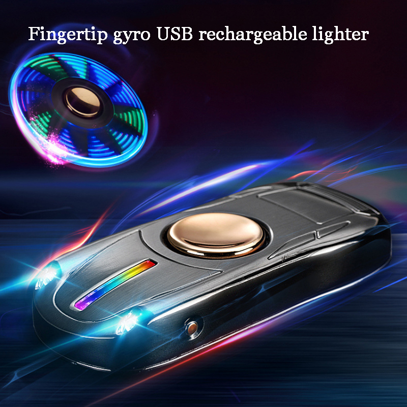 USB Charging Windproof Eectric ighter Creative Coo Sports Car Fingertip Gyro ighters Dropship piers Gadgets For Men
USB Charging Windproof Eectric ighter Creative Coo Sports Car Fingertip Gyro ighters Dropship piers Gadgets For Men
