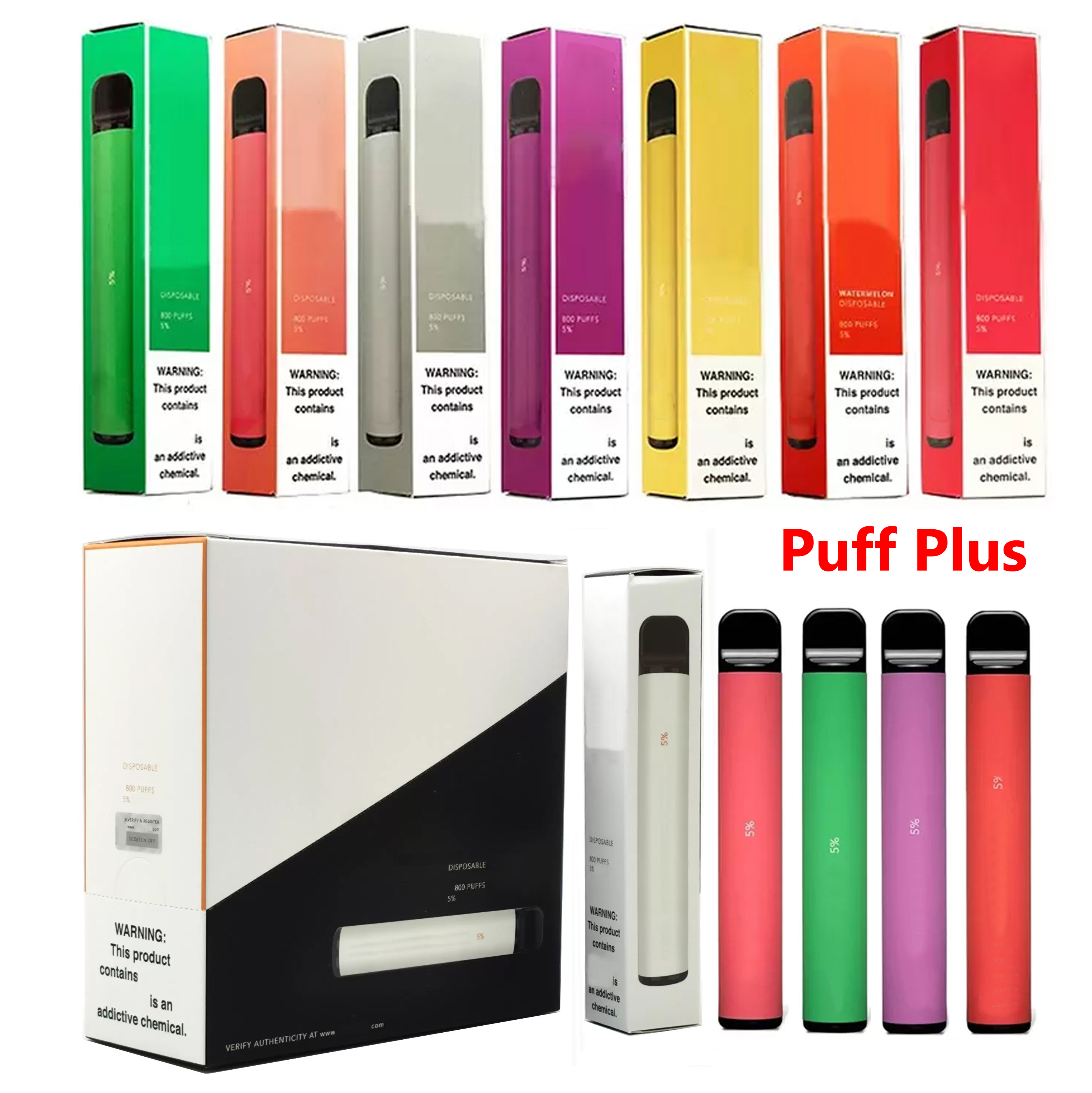 Puff Bar Plus 800 Puffs E Cigarettes Disposable Vape Pen 3.2ml 550mAh Pre Charged Battery Electronic Vaporizers Portable Device 5% 50mg 38 C
Puff Bar Plus 800 Puffs E Cigarettes Disposable Vape Pen 3.2ml 550mAh Pre Charged Battery Electronic Vaporizers Portable Device 5% 50mg 38 C