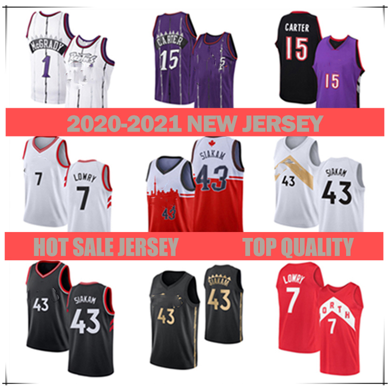 Men 2021 Basketball Jersey 1 Tracy McGrady15 Vince Carter43 Pascal Siakam 7 Kyle Lowry, Multi
Men 2021 Basketball Jersey 1 Tracy McGrady15 Vince Carter43 Pascal Siakam 7 Kyle Lowry, Multi