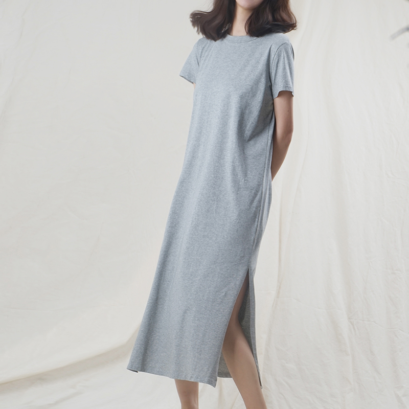 202194% cotton 6% spandex dress casual loose short sleeve o-neck split out women dresses plus size vestido sales m30465, Black;gray
202194% cotton 6% spandex dress casual loose short sleeve o-neck split out women dresses plus size vestido sales m30465, Black;gray