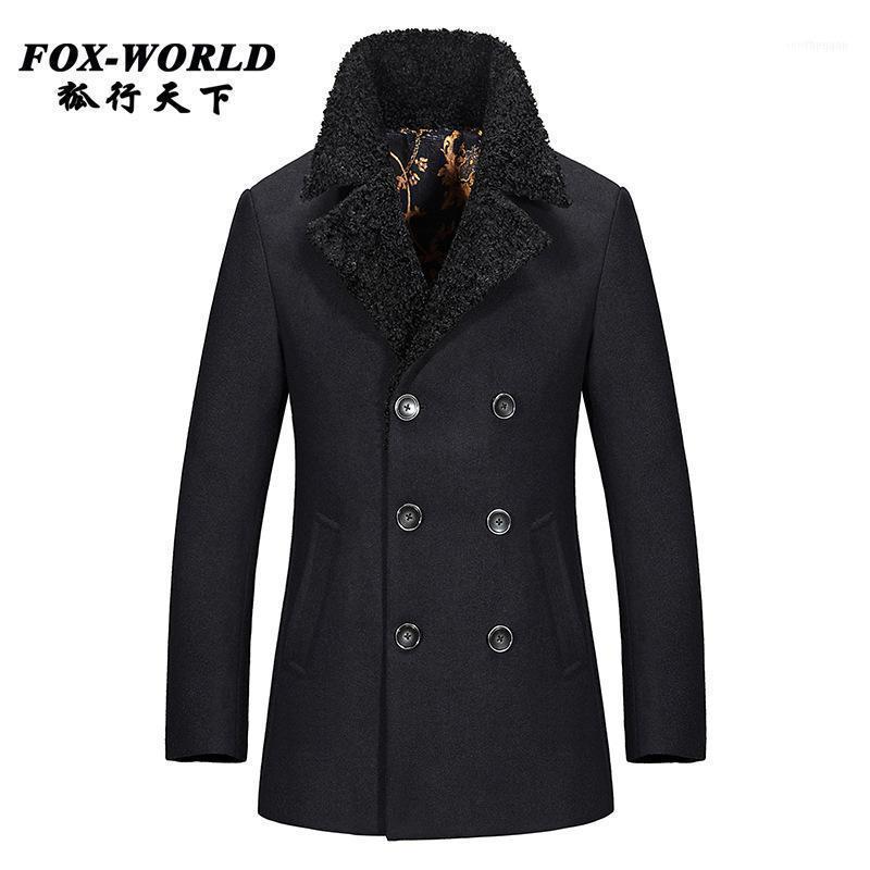 Men's Wool & Blends Fashion Brand Mens Cashmere Coat Winter 2021 Peacoat Casual Pea Overcoat Manteau Homme Erkek Mont1, Black
Men's Wool & Blends Fashion Brand Mens Cashmere Coat Winter 2021 Peacoat Casual Pea Overcoat Manteau Homme Erkek Mont1, Black