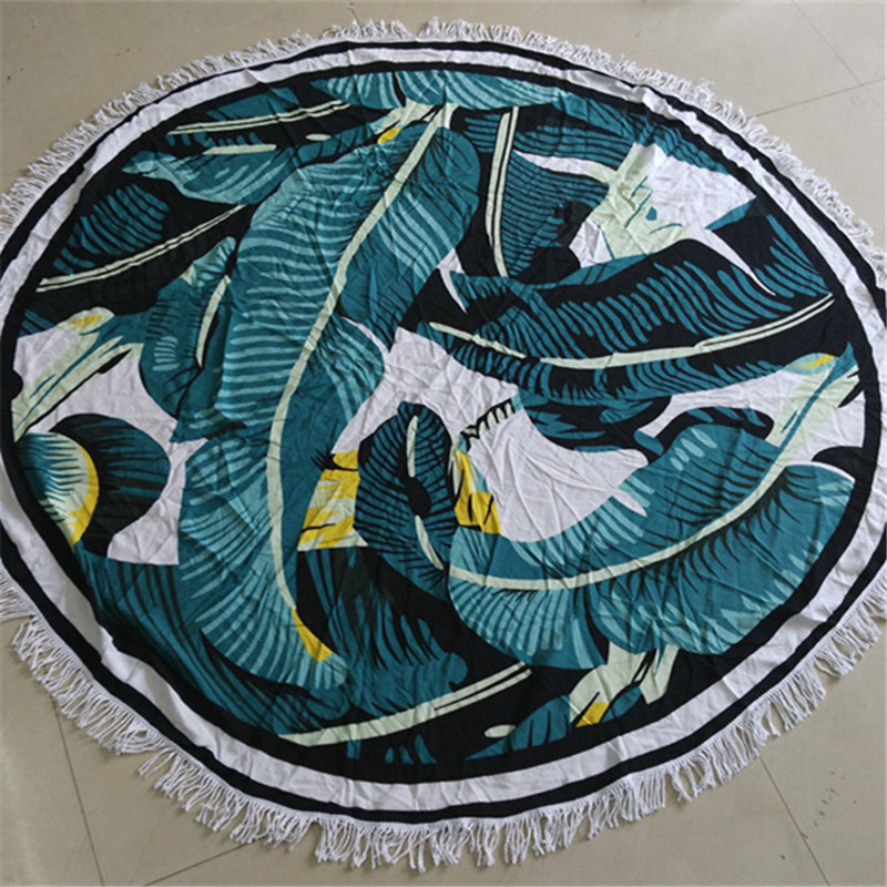 Sexy Bikini Cover-ups Bohemian Printed Fringed Blanket Boho Green Cotton Beachwear Women Plus Size Swim Suit Cover Up G15 210420