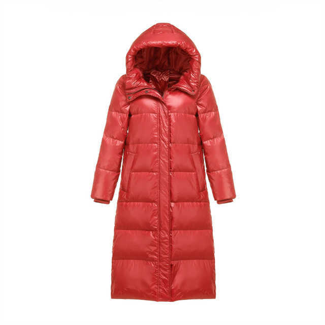 90% White Duck Down Jacket Women Winter Jacket Long Thick Coat For Women Hooded Down Parka Warm Female Clothes Waterproof T191125