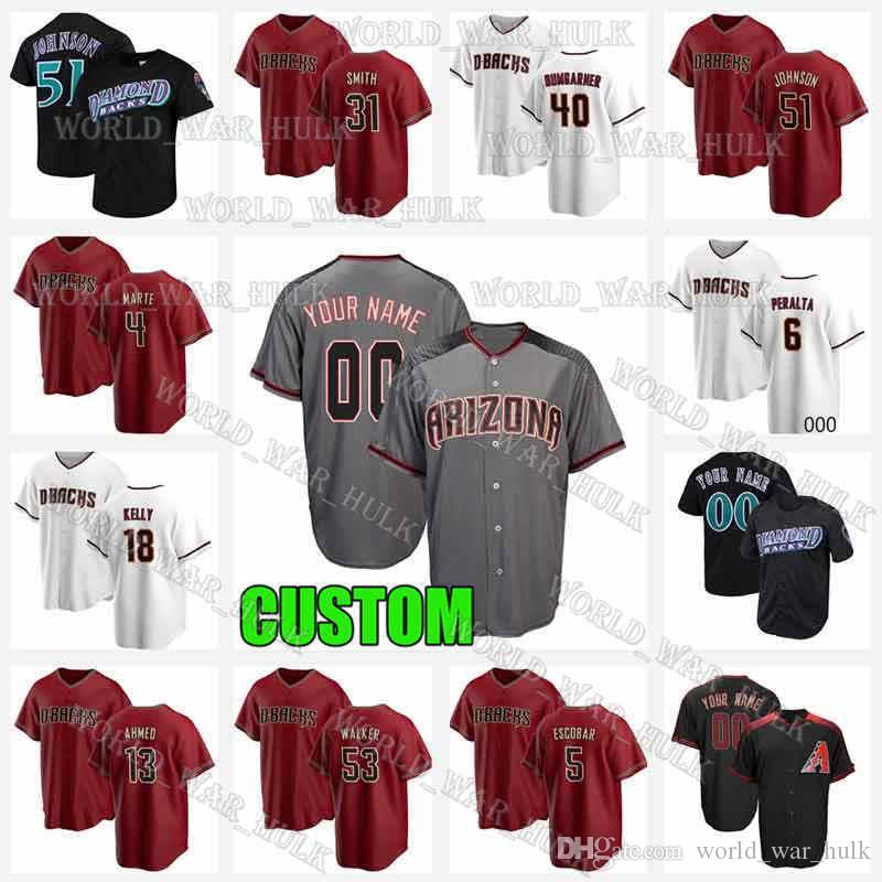 51 Randy Johnson Arizona Madison Bumgarner Jersey Diamondbacks Ketel Marte Christian Walker Pavin Smith Tim Locastro Robbie Ray Custom, Custom cool base(xiangweishe)
51 Randy Johnson Arizona Madison Bumgarner Jersey Diamondbacks Ketel Marte Christian Walker Pavin Smith Tim Locastro Robbie Ray Custom, Custom cool base(xiangweishe)