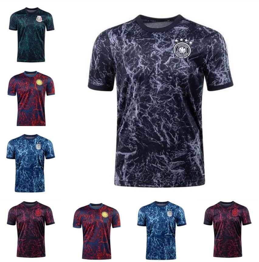 MEXICO 2021 MATCH TRAINING Soccer JERSEYS ARGENTINA Germany Wear Football Shirts, Black;yellow
MEXICO 2021 MATCH TRAINING Soccer JERSEYS ARGENTINA Germany Wear Football Shirts, Black;yellow