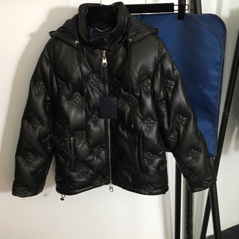 High-end Winter women sheepskin down jacket coat embossed with dust bag Top quality 100% white down long sleeve designer jackets logo brand, Black
High-end Winter women sheepskin down jacket coat embossed with dust bag Top quality 100% white down long sleeve designer jackets logo brand, Black