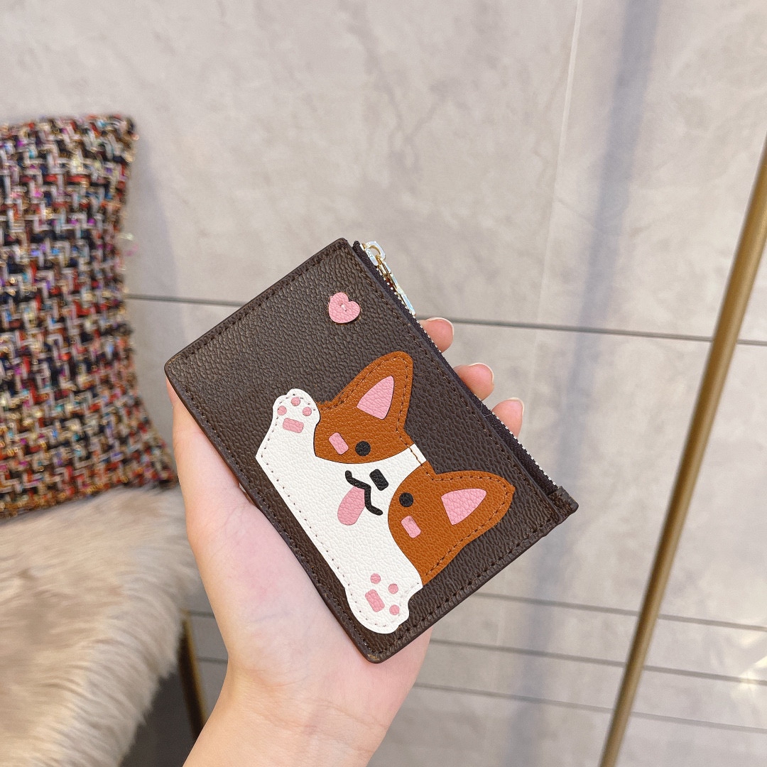 2021 Latest Card Holder Designer Coin Purses Pouch Designers Womens Handbags Purse Fashion Cartoon Wallet Luxurys Animal Gift for Child Bag, With box
2021 Latest Card Holder Designer Coin Purses Pouch Designers Womens Handbags Purse Fashion Cartoon Wallet Luxurys Animal Gift for Child Bag, With box