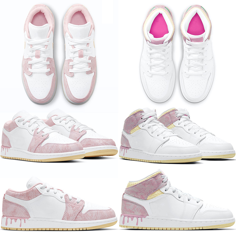 Jumpman 1 Low GS Women Basketball Shoes 1s Paint Drip Ice Cream Womens Trainers Sports Sneakers 36-40, Bubble wrap packaging
Jumpman 1 Low GS Women Basketball Shoes 1s Paint Drip Ice Cream Womens Trainers Sports Sneakers 36-40, Bubble wrap packaging