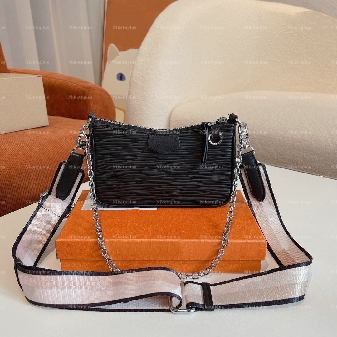 Designer Easy Pouch On Strap Bag Epi Embossed Leather Cross Body Shoulder Bags M81070 with Chain Detachable Strap Handbag Women Luxurys Wallet Purse M81073, #1
Designer Easy Pouch On Strap Bag Epi Embossed Leather Cross Body Shoulder Bags M81070 with Chain Detachable Strap Handbag Women Luxurys Wallet Purse M81073, #1