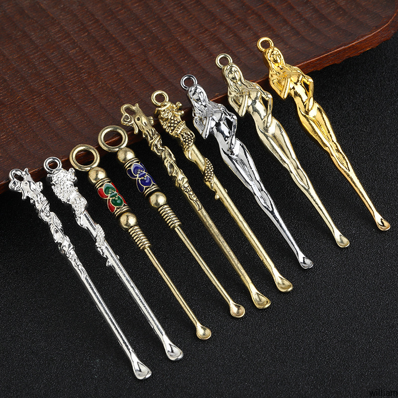 8 Styles Wax dabber tools atomizer tank metal 77mm jar smoking sexy girl woman mini dab tool stick spoon ear pick for dry herb with o ring t
8 Styles Wax dabber tools atomizer tank metal 77mm jar smoking sexy girl woman mini dab tool stick spoon ear pick for dry herb with o ring t