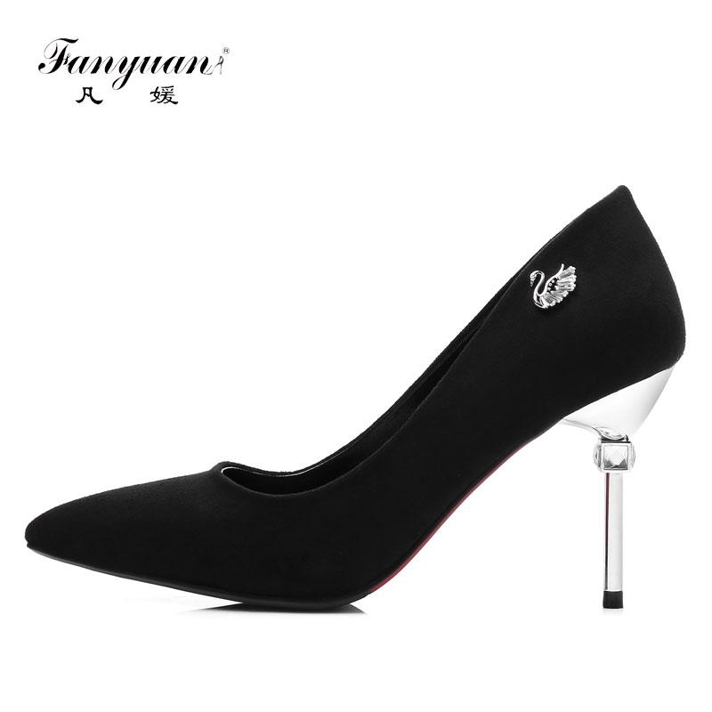 Fanyuan 2021 Faux Suede Footwear Women Pumps Wedding Sexy Pointed Toe Black Green High Heels Shoes 8.5 Cm Stilettos Dress
Fanyuan 2021 Faux Suede Footwear Women Pumps Wedding Sexy Pointed Toe Black Green High Heels Shoes 8.5 Cm Stilettos Dress