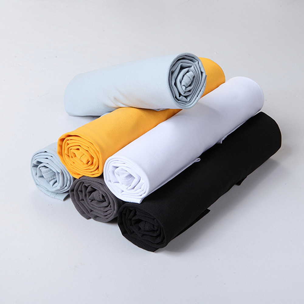 100% Cotton Men T-Shirt Fashion Solid Color Casual Short Sleeve 3-pack Tshirts Summer Beathable Tee Male Tops Clothing TX156 210629