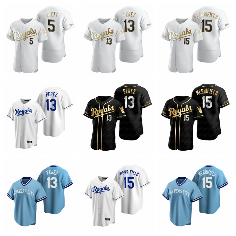 Baseball Jerseys 16 Bo Jackson 13 Salvador Perez 5 George Brett 15 Merrifield men women youth size S-4XL custom KansasCityRoyalsJersey 2021, Nk patch
Baseball Jerseys 16 Bo Jackson 13 Salvador Perez 5 George Brett 15 Merrifield men women youth size S-4XL custom KansasCityRoyalsJersey 2021, Nk patch