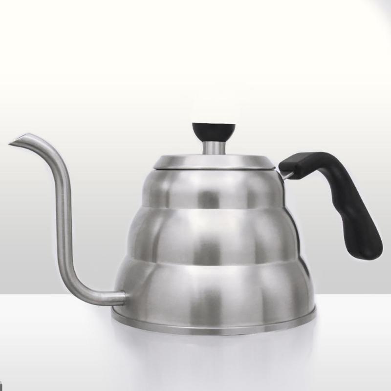 Coffee Pots 1/1.2L Stainless Steel Pour Over Tea Kettle Gooseneck Drip Pot Tea-pot 2021
Coffee Pots 1/1.2L Stainless Steel Pour Over Tea Kettle Gooseneck Drip Pot Tea-pot 2021
