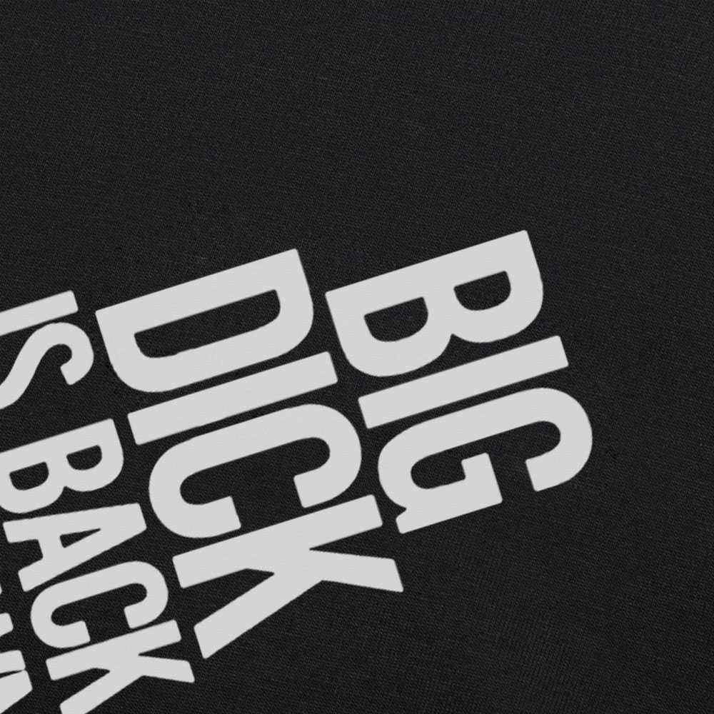 Funny Big Dick Is Back In Town Graphic T-Shirt Mens Summer Style Fashion Short Sleeves Oversized Streetwear T Shirts 210629