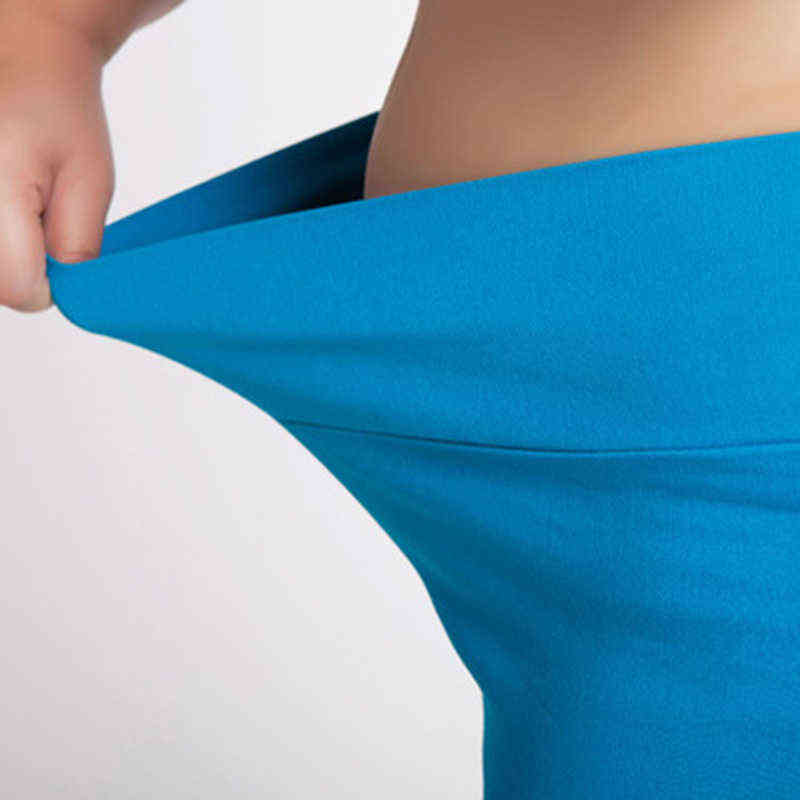 Sale Female s Leggings Womens Skinny Plus Large Size Candy Color Trousers Stretchy Super Elastic Band Pants 6XL 211115