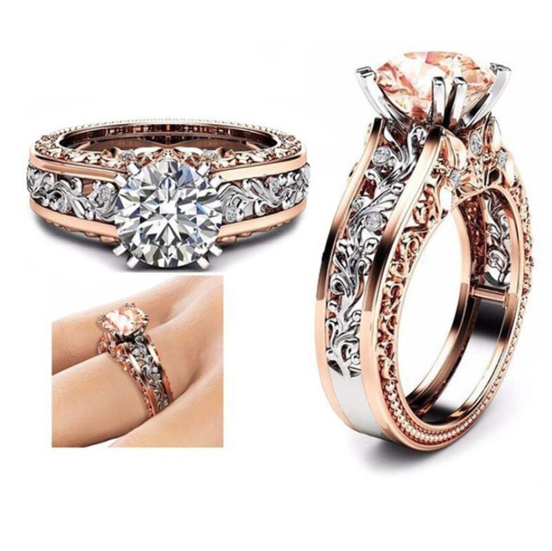 Classic Engagement Solitaire Rings for Women White Cubic Zirconia Female Rhinestone Wedding Band Ring Jewelry
Classic Engagement Solitaire Rings for Women White Cubic Zirconia Female Rhinestone Wedding Band Ring Jewelry