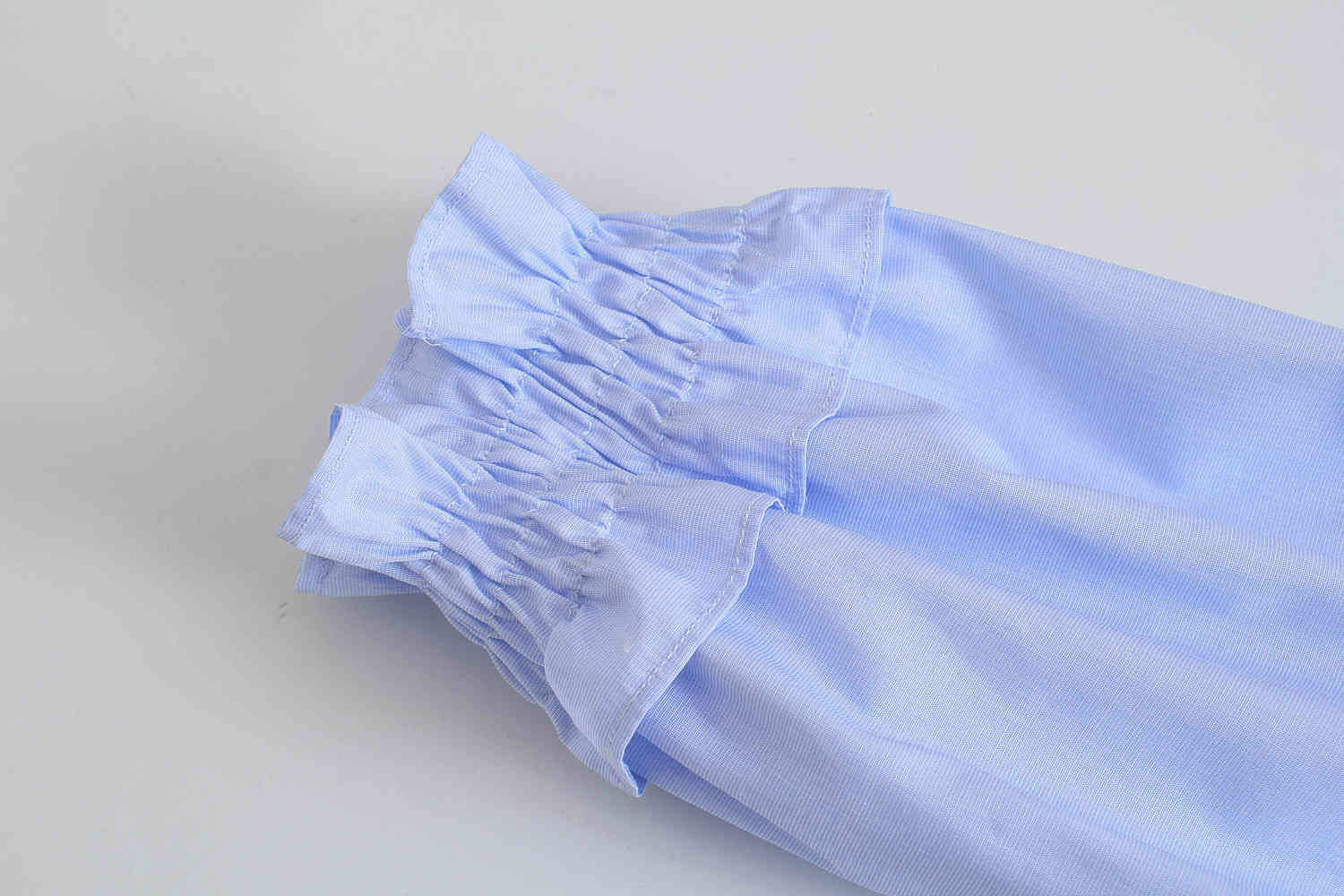 V-neck Long Sleeve Stretch Sweet Chic Women's Shirt Summer Style Western Female Tops 210507