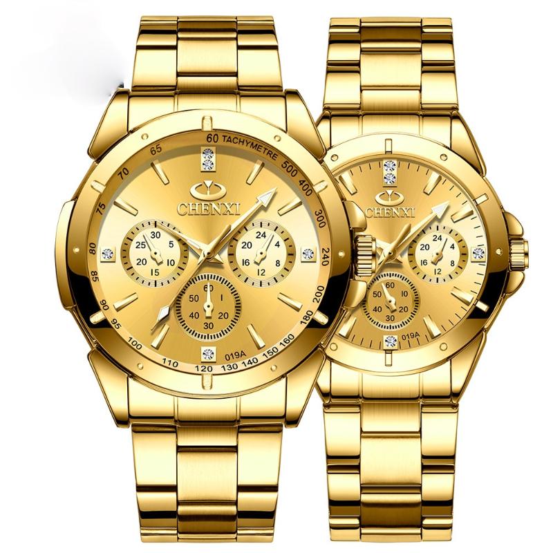 Wristwatches Golden Couple Watches 019 A Third Eye Decoration Business Watch, White male
Wristwatches Golden Couple Watches 019 A Third Eye Decoration Business Watch, White male