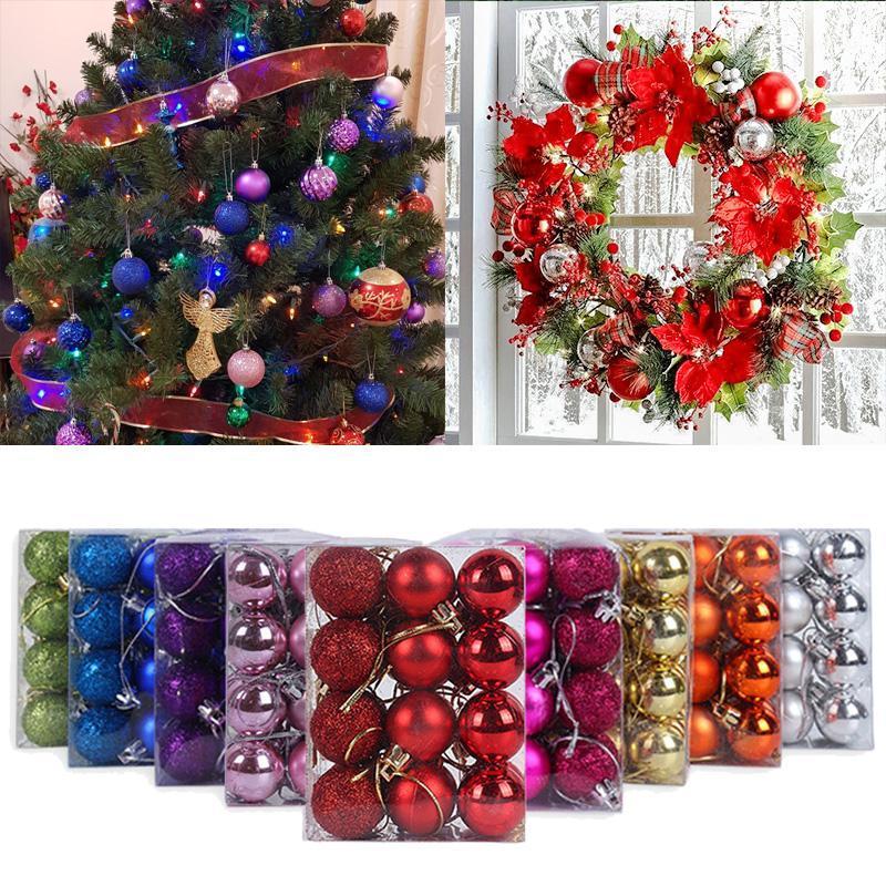 Party Decoration 24Pcs 3cm Christmas Ball Glitter Tree Ornaments Hanging Home Decorations Palline Natale Decor Navidad 2021
Party Decoration 24Pcs 3cm Christmas Ball Glitter Tree Ornaments Hanging Home Decorations Palline Natale Decor Navidad 2021