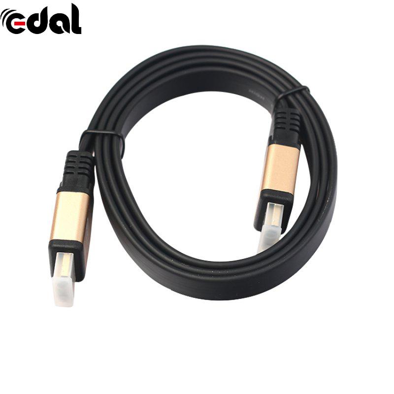 Audio Cables & Connectors 2.0 4K 30AWG HD 18Gbps 3D Return Ethernet FLAT Cable Support 1080p 1440p 2x1080p 2160p Apr12
Audio Cables & Connectors 2.0 4K 30AWG HD 18Gbps 3D Return Ethernet FLAT Cable Support 1080p 1440p 2x1080p 2160p Apr12
