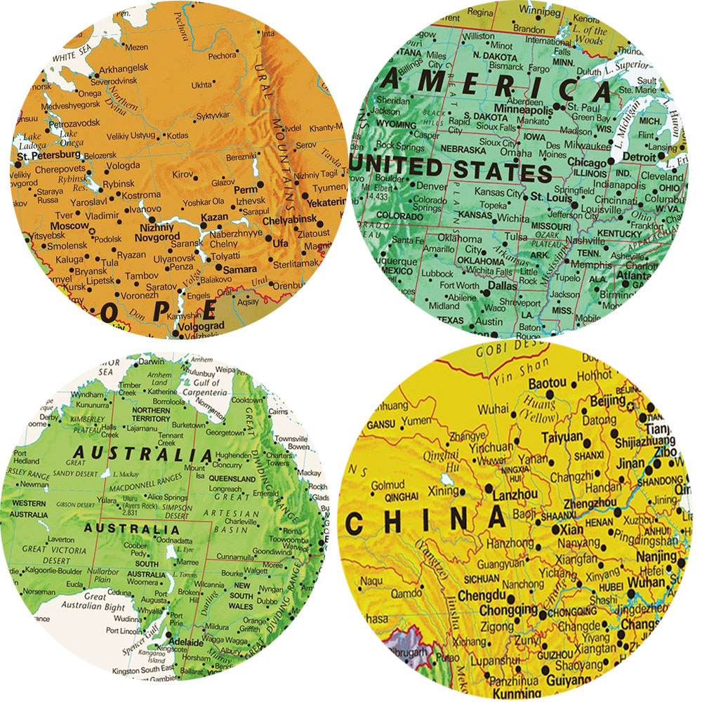 Retro World Map Canvas Painting Posters and Prints Wall Pictures For Living Room Map Art Home Decoration Unframed