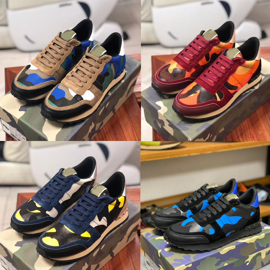2021 Designer Casual Shoes Fashion Suede Stud Rivet Shoe Men Women Camouflage Leather Sneakers round headFlats Runner Trainers Sport Unisex, Black
2021 Designer Casual Shoes Fashion Suede Stud Rivet Shoe Men Women Camouflage Leather Sneakers round headFlats Runner Trainers Sport Unisex, Black