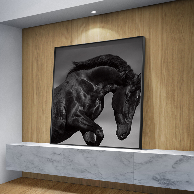 RELIABLI ART Horse Animal Pictures Canvas Painting Wall Art For Living Room Home Decoration Black And White Posters And Prints