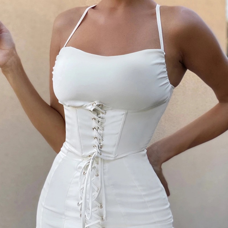 Women Dresses Party Bodycon Mini Dresses Club Outfits Elegant Dresses Front Bandage Corset Dress Summer Gothic Clothes Harajuku, White
Women Dresses Party Bodycon Mini Dresses Club Outfits Elegant Dresses Front Bandage Corset Dress Summer Gothic Clothes Harajuku, White