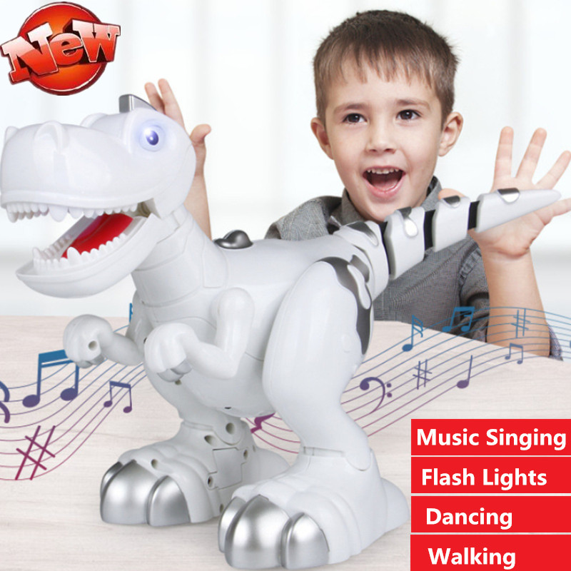 New Shape Design High Simulation dinosaur Toy model With Singing Dancing Music flash Light Smart Touch Induction Dinosaur robot, No color box
New Shape Design High Simulation dinosaur Toy model With Singing Dancing Music flash Light Smart Touch Induction Dinosaur robot, No color box