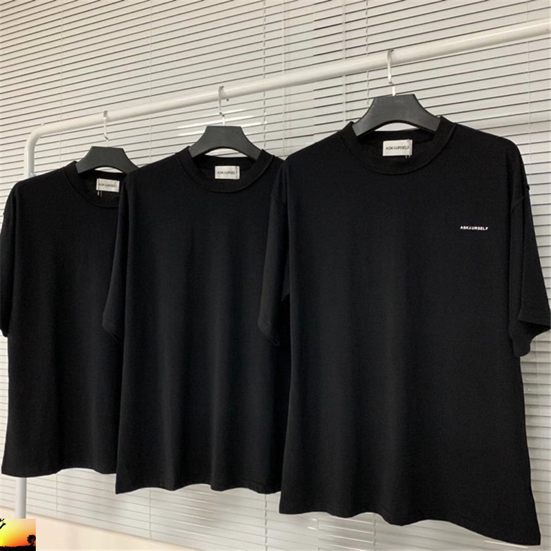 Askyurself T-Shirt Men Women Oversize Fluorescent Green T Shirt Drop 210420