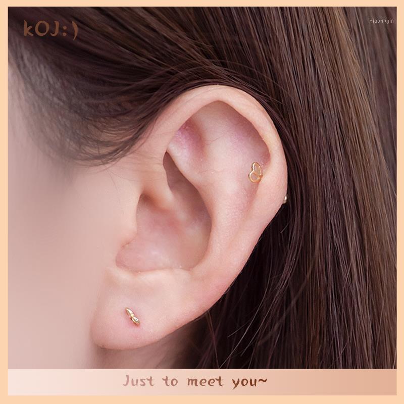 Stud KOJ S925 Sterling Silver Korea 14k Gold Earrings For Women Small Love Heart Screw Ear Bone Nails Joyero Brincos
Stud KOJ S925 Sterling Silver Korea 14k Gold Earrings For Women Small Love Heart Screw Ear Bone Nails Joyero Brincos
