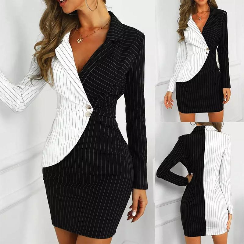 Casual Dresses Autumn Dress 2021 For Women Office Lady Plus Size Sexy Solid Turn Down Neck Long Sleeve Buttons Bodycon Work Formal
Casual Dresses Autumn Dress 2021 For Women Office Lady Plus Size Sexy Solid Turn Down Neck Long Sleeve Buttons Bodycon Work Formal