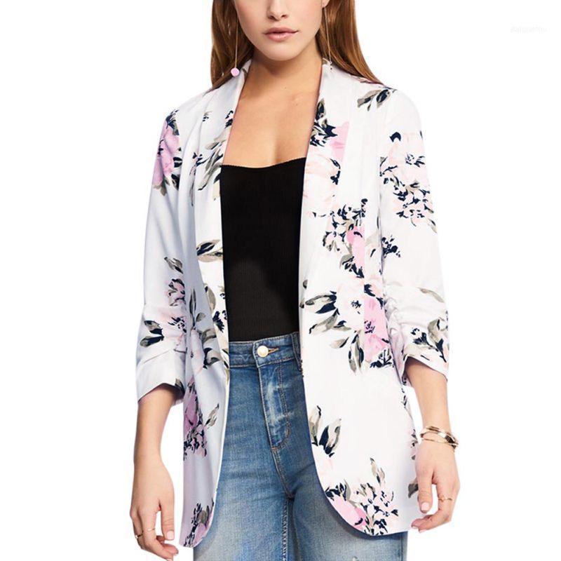 Women Flower Print Blazer Fashion Notched Collar Long Sleeve Coat Female Outerwear Ladies Blazers Work Wear Chic Tops1, Clear
Women Flower Print Blazer Fashion Notched Collar Long Sleeve Coat Female Outerwear Ladies Blazers Work Wear Chic Tops1, Clear