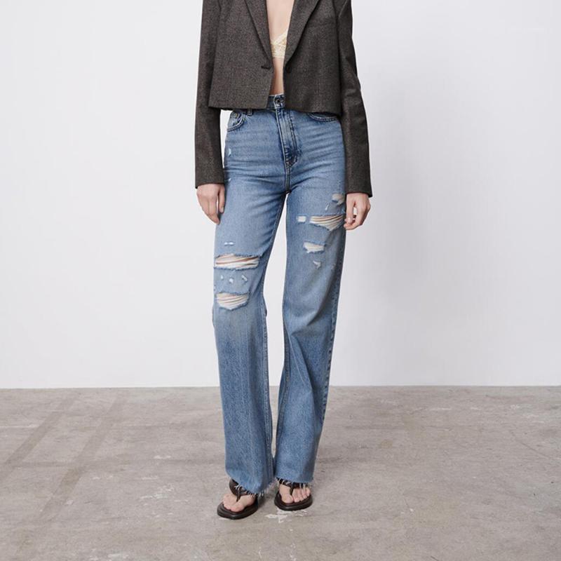 Ripped Jeans Women 2021 Spring And Autumn Versatile Straight Light Blue Pants RA 7513054 7513/054 Women's
Ripped Jeans Women 2021 Spring And Autumn Versatile Straight Light Blue Pants RA 7513054 7513/054 Women's
