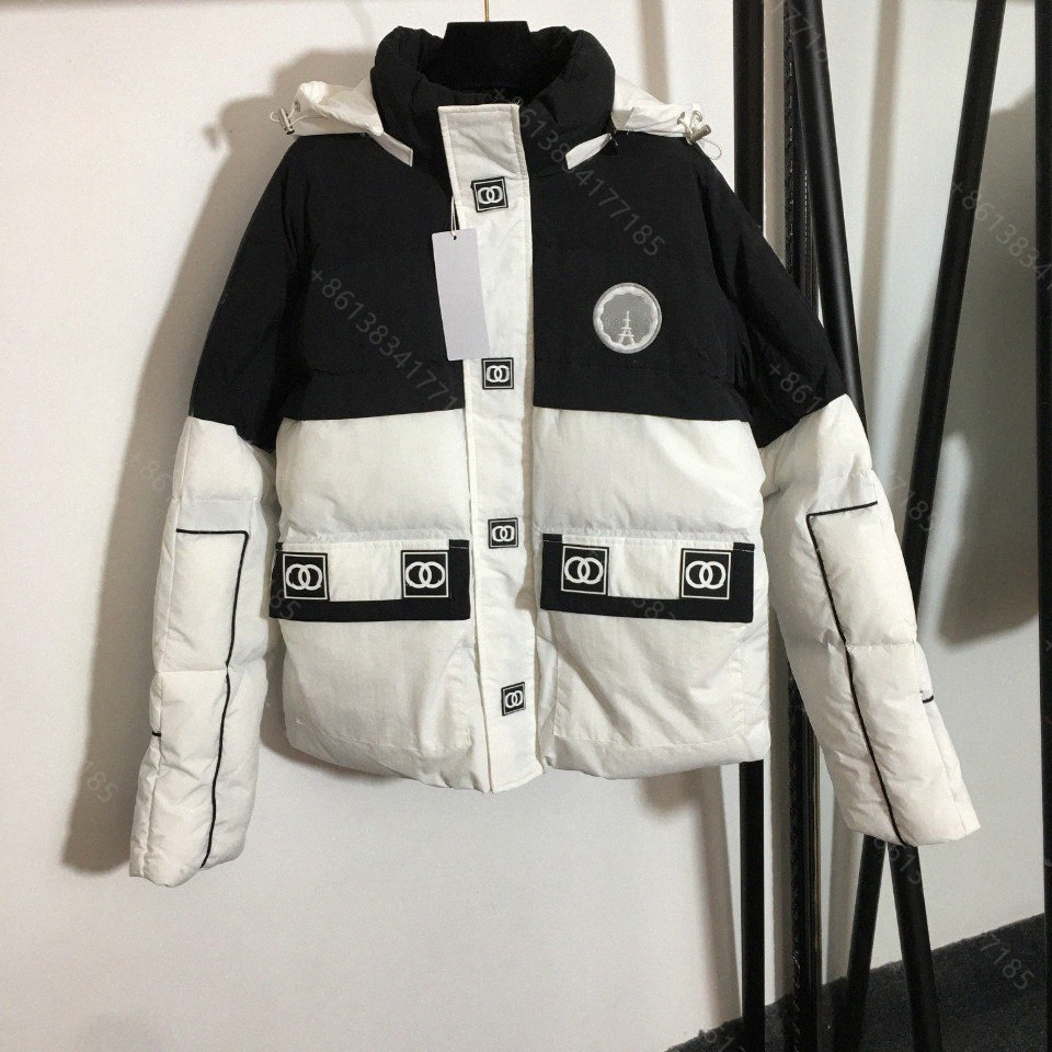 Designer cc women down jacket coats Winter 95% cchen brand girl hoodie jackets super warm hat detachable sleeve big pocket logo letter windp, Black
Designer cc women down jacket coats Winter 95% cchen brand girl hoodie jackets super warm hat detachable sleeve big pocket logo letter windp, Black