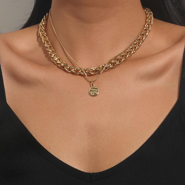 Pendant Necklaces ORNAPEADIA Minimalist Fashion OL Jewelry Alloy Chain Twisted Flower Small Round Shaped Female Multi-layered Necklace For W
Pendant Necklaces ORNAPEADIA Minimalist Fashion OL Jewelry Alloy Chain Twisted Flower Small Round Shaped Female Multi-layered Necklace For W